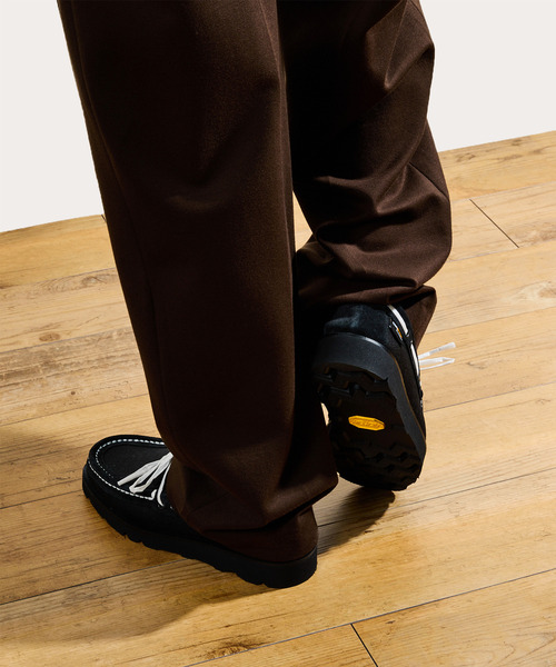 Tomo & Co(トモアンドシーオー)の「Tomo&Co トモアンドシーオー / CORDURA DYNEEMA MOCCASINS コーデュラナイロンダニーマモカシンシューズ / TMTK-ZAKI-0002(モカシン/デッキシューズ・メンズ・カーキ/ブラック・25cm/27cm/26cm)」の16枚目の写真