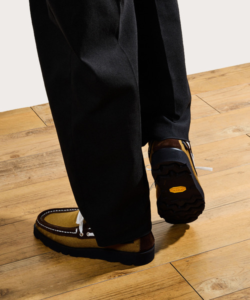 Tomo & Co(トモアンドシーオー)の「Tomo&Co トモアンドシーオー / CORDURA DYNEEMA MOCCASINS コーデュラナイロンダニーマモカシンシューズ / TMTK-ZAKI-0002(モカシン/デッキシューズ・メンズ・カーキ/ブラック・25cm/27cm/26cm)」の21枚目の写真