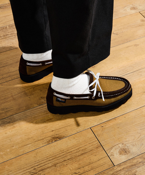 Tomo & Co(トモアンドシーオー)の「Tomo&Co トモアンドシーオー / CORDURA DYNEEMA MOCCASINS コーデュラナイロンダニーマモカシンシューズ / TMTK-ZAKI-0002(モカシン/デッキシューズ・メンズ・カーキ/ブラック・25cm/27cm/26cm)」の22枚目の写真