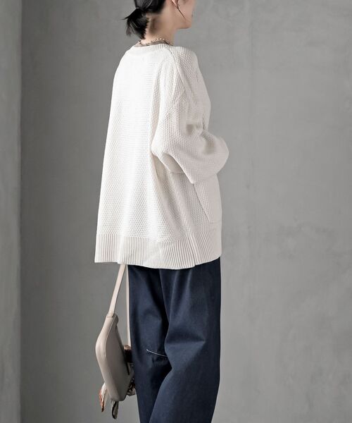 rps(アールピーエス)の「ラメニットカーディガン(カーディガン/ボレロ・レディース・アイボリー/グレー系その他/ボルドー/ベージュ・フリー)」の16枚目の写真