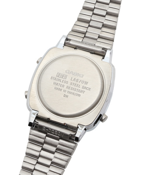 CASIO(カシオ)の「【CASIO】LA-670WA-1(デジタル腕時計・レディース・シルバー・FREE)」の5枚目の写真