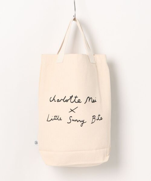 Little sunny bite（リトルサニーバイト）の「【RES】【Little sunny bite（リトルサニーバイト）】Charlotte mei x little sunny bite little girl tote bag（トートバッグ・レディース・ナチュラル・FREE）」の2枚目の写真