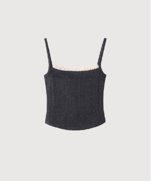 LA POMME petit(ラポミ・プチ)の「Romantic Frill Pearl Deco 3 Items Set Up(セットアップ・レディース・グレー・LARGE/MEDIUM/SMALL)」の5枚目の写真