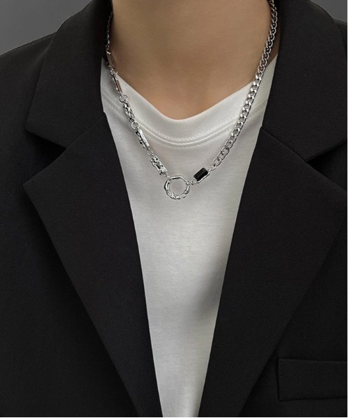 Burner(バーナー)の「【Cr+ov(クローヴ)】ストーンモチーフ チェーンネックレス oku-neck-5【RBT】(ネックレス・メンズ・シルバー系その他/シルバー・FREE)」の4枚目の写真