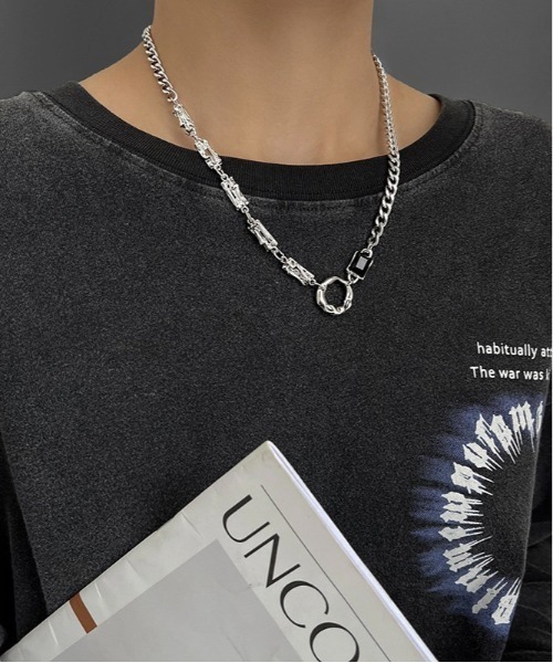 Burner(バーナー)の「【Cr+ov(クローヴ)】ストーンモチーフ チェーンネックレス oku-neck-5【RBT】(ネックレス・メンズ・シルバー系その他/シルバー・FREE)」の7枚目の写真