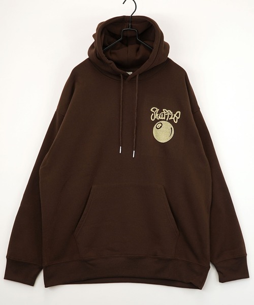 Burner（バーナー）の「【GROOVY STORE】ワイドシルエット デザインプルオーバーフーディー 裏起毛 韓国ストリート（パーカー・メンズ・ブラック系2/ブラウン系その他2/ホワイト系/ホワイト系1/ホワイト系2/ブラック/スモーキーグリーン系2/ブラック系3/ブラウン・M/L/LL）」の7枚目の写真