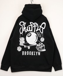 Burner | 【GROOVY STORE】ワイドシルエット デザインプルオーバーフーディー 裏起毛 韓国ストリート(パーカー)
