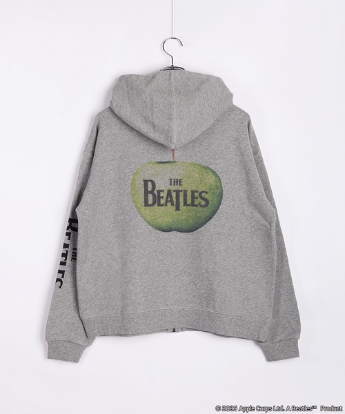 セール】The Beatles / ビートルズ 裏毛 フルジップパーカー 袖