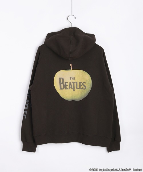 セール】The Beatles / ビートルズ 裏毛 フルジップパーカー 袖