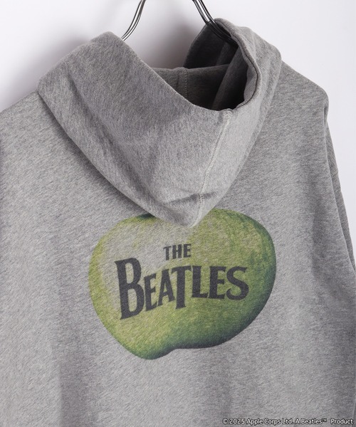 セール】The Beatles / ビートルズ 裏毛 フルジップパーカー 袖