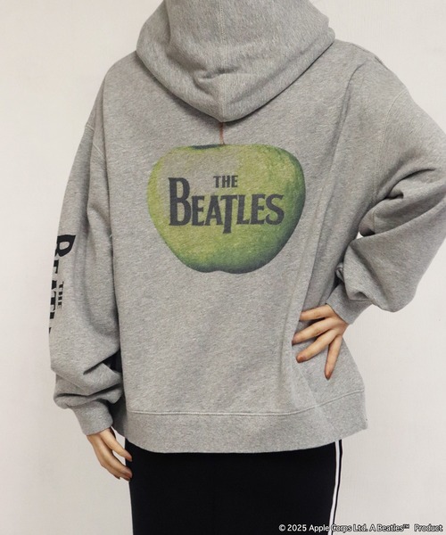 セール】The Beatles / ビートルズ 裏毛 フルジップパーカー 袖