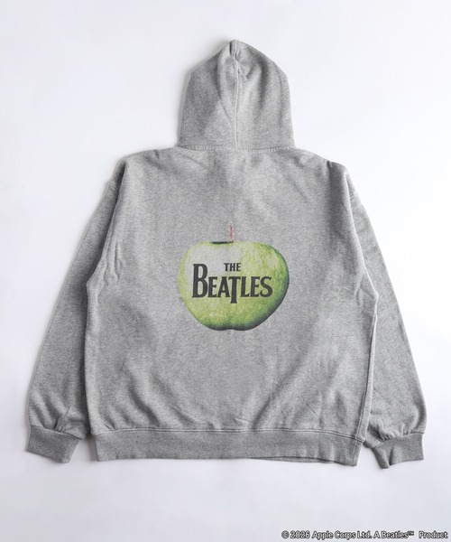 The Beatles(ザビートルズ)の「The Beatles / ビートルズ 裏毛 フルジップパーカー 袖プリント Apple Yellow Submarine(パーカー・メンズ・ブラック/グレー・M/L/XL)」の21枚目の写真