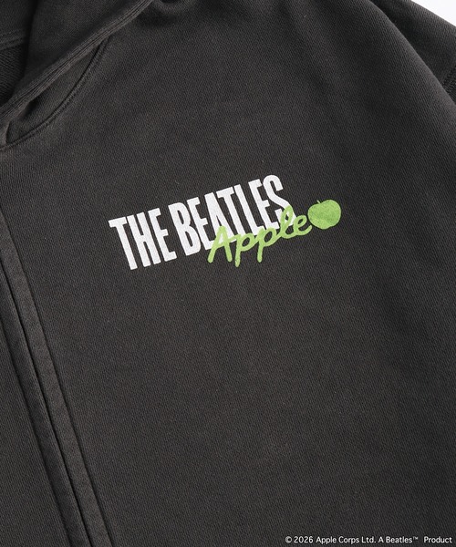 The Beatles(ザビートルズ)の「The Beatles / ビートルズ 裏毛 フルジップパーカー 袖プリント Apple Yellow Submarine(パーカー・メンズ・ブラック/グレー・M/L/XL)」の5枚目の写真