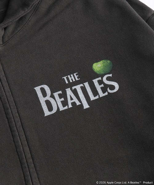 The Beatles(ザビートルズ)の「The Beatles / ビートルズ 裏毛 フルジップパーカー 袖プリント Apple Yellow Submarine(パーカー・メンズ・ブラック/グレー・M/L/XL)」の13枚目の写真