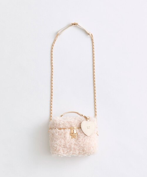 OLIVE des OLIVE（オリーブデオリーブ）の「【TwinkleCollection】Aimerianejoieバニティーバッグ（ショルダーバッグ・レディース・オフホワイト/ライトグレー/ベージュ・FREE）」の14枚目の写真