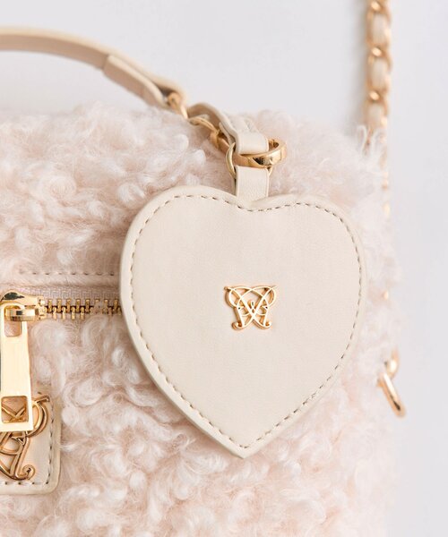 OLIVE des OLIVE（オリーブデオリーブ）の「【TwinkleCollection】Aimerianejoieバニティーバッグ（ショルダーバッグ・レディース・オフホワイト/ライトグレー/ベージュ・FREE）」の16枚目の写真