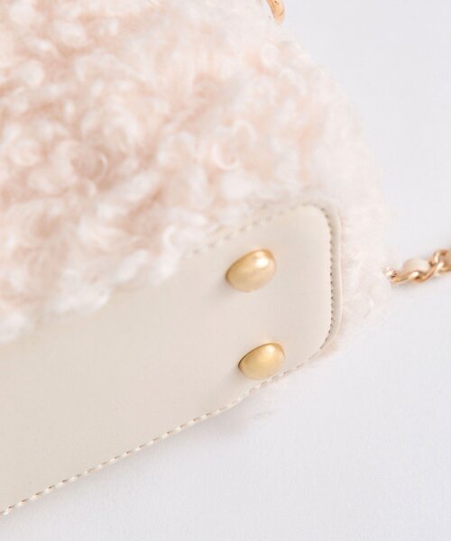 OLIVE des OLIVE（オリーブデオリーブ）の「【TwinkleCollection】Aimerianejoieバニティーバッグ（ショルダーバッグ・レディース・オフホワイト/ライトグレー/ベージュ・FREE）」の20枚目の写真