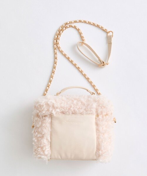 OLIVE des OLIVE（オリーブデオリーブ）の「【TwinkleCollection】Aimerianejoieバニティーバッグ（ショルダーバッグ・レディース・オフホワイト/ライトグレー/ベージュ・FREE）」の21枚目の写真