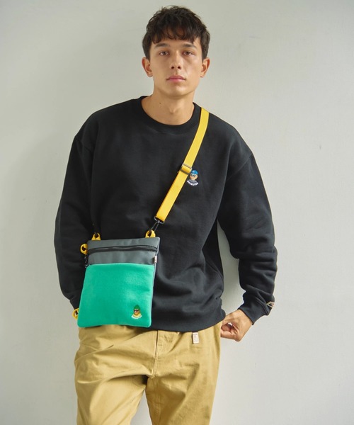 go slow caravan（ゴースローキャラバン）の「DUCKSTER/ダックスター　2WAYサコッシュ（ショルダーバッグ・メンズ・グレー/ネイビー/ブラック/チャコールグレー・FREE）」の11枚目の写真