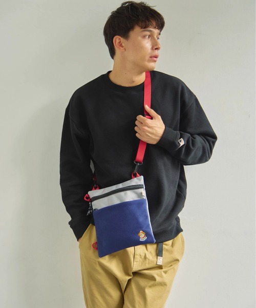 go slow caravan（ゴースローキャラバン）の「DUCKSTER/ダックスター　2WAYサコッシュ（ショルダーバッグ・メンズ・グレー/ネイビー/ブラック/チャコールグレー・FREE）」の17枚目の写真
