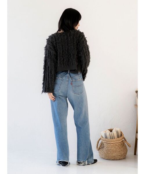 Ungrid（アングリッド）の「【WEB限定】起毛ジャガードダブルジップニットカーデ（カーディガン/ボレロ・レディース・アイボリー/オレンジ/チャコールグレー・FREE）」の16枚目の写真