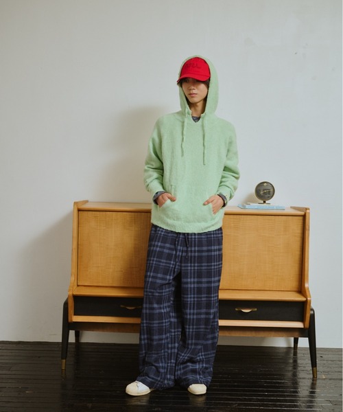 common gull products. うろこ雲なニットフーディー ミント うろこ雲なニットフーディー（ニット/セーター）｜common gull