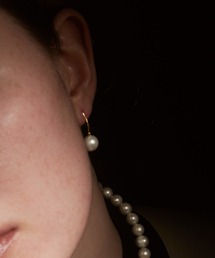 【les bon bon】organic pearl hook pierce/オーガニック パール フック ピアス BOB834