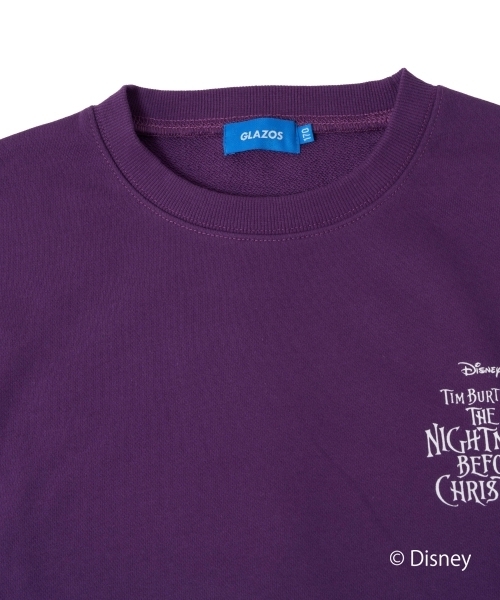 GLAZOS（グラソス）の「【DISNEY】ナイトメアー・ビフォア・クリスマス/アソートプリントトレーナー（スウェット・キッズ・ブラック/ホワイト/パープル・160cm/170cm/150cm）」の4枚目の写真