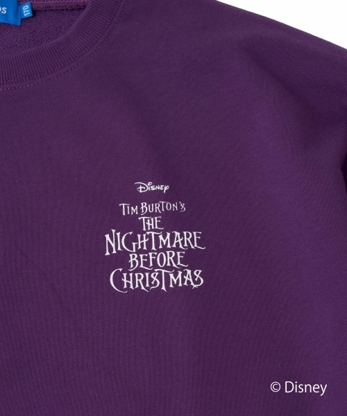 GLAZOS（グラソス）の「【DISNEY】ナイトメアー・ビフォア・クリスマス/アソートプリントトレーナー（スウェット・キッズ・ブラック/ホワイト/パープル・160cm/170cm/150cm）」の5枚目の写真
