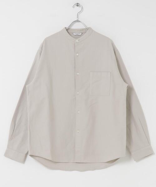 URBAN RESEARCH DOORS（アーバンリサーチドアーズ）の「両面起毛ネルバンドカラーシャツ（シャツ/ブラウス・メンズ・チェック/ブラウン系その他/チャコールグレー/オフホワイト・MEDIUM/LARGE）」の14枚目の写真