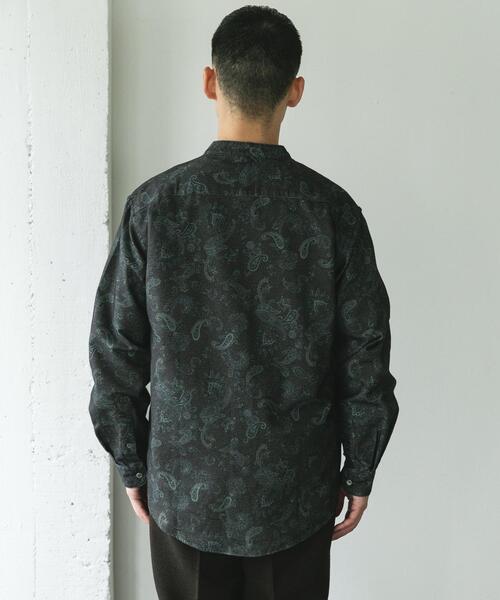 URBAN RESEARCH DOORS（アーバンリサーチドアーズ）の「両面起毛ネルバンドカラーシャツ（シャツ/ブラウス・メンズ・チェック/ブラウン系その他/チャコールグレー/オフホワイト・MEDIUM/LARGE）」の15枚目の写真