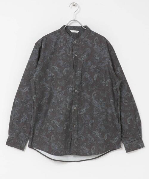 URBAN RESEARCH DOORS（アーバンリサーチドアーズ）の「両面起毛ネルバンドカラーシャツ（シャツ/ブラウス・メンズ・チェック/ブラウン系その他/チャコールグレー/オフホワイト・MEDIUM/LARGE）」の16枚目の写真