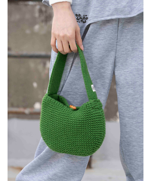 THE GREEN LAB（ザグリーンラボ）の「ウールニットミニトートバッグ[グリーン]（ショルダーバッグ・レディース・その他・ONE SIZE）」の16枚目の写真