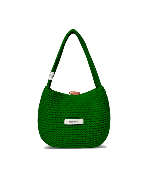 THE GREEN LAB（ザグリーンラボ）の「ウールニットミニトートバッグ[グリーン]（ショルダーバッグ・レディース・その他・ONE SIZE）」の6枚目の写真