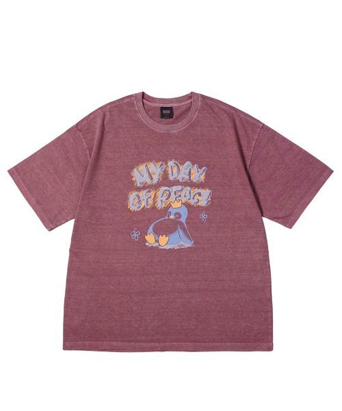 GAKKAI UNIONS(ガッカイユニオンズ)の「マイデイピグメント 半袖Tシャツ ファントムピンク(Tシャツ/カットソー・レディース・その他・MEDIUM/LARGE)」の2枚目の写真