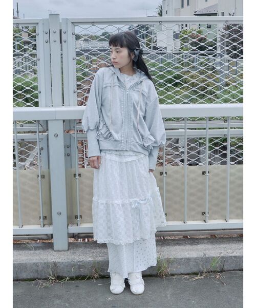 merry jenny(メリージェニー)の「ミックスフラワーメロースカート(スカート・レディース・ラベンダー/イエロー/ピンク・FREE)」の5枚目の写真