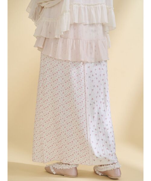 merry jenny(メリージェニー)の「ミックスフラワーメロースカート(スカート・レディース・ラベンダー/イエロー/ピンク・FREE)」の8枚目の写真