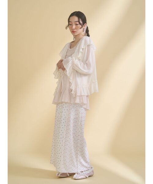 merry jenny(メリージェニー)の「ミックスフラワーメロースカート(スカート・レディース・ラベンダー/イエロー/ピンク・FREE)」の9枚目の写真