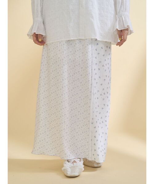 merry jenny（メリージェニー）の「ミックスフラワーメロースカート（スカート・レディース・ラベンダー/イエロー/ピンク・FREE）」の21枚目の写真