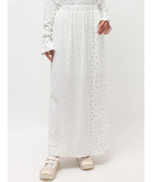 merry jenny（メリージェニー）の「ミックスフラワーメロースカート（スカート・レディース・ラベンダー/イエロー/ピンク・FREE）」の5枚目の写真