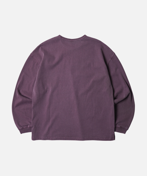 FRIZMWORKS（フリズムワークス）の「OG PIGMENT DYEING L/S TEE _ PURPLE（Tシャツ/カットソー・メンズ・その他・SMALL/MEDIUM/LARGE/X-LARGE）」の2枚目の写真