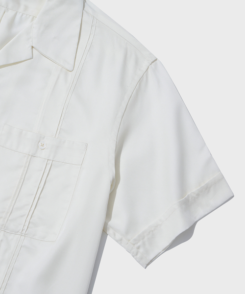 OUTSTANDING（アウトスタンディング）の「2PK CUBAN COLLAR HALF SHIRT_OFF WHITE（シャツ/ブラウス・メンズ・その他・SMALL/MEDIUM/LARGE）」の6枚目の写真