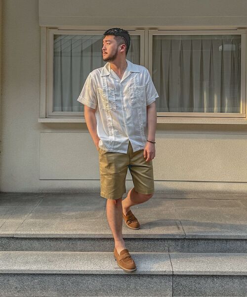 OUTSTANDING（アウトスタンディング）の「2PK CUBAN COLLAR HALF SHIRT_OFF WHITE（シャツ/ブラウス・メンズ・その他・SMALL/MEDIUM/LARGE）」の9枚目の写真