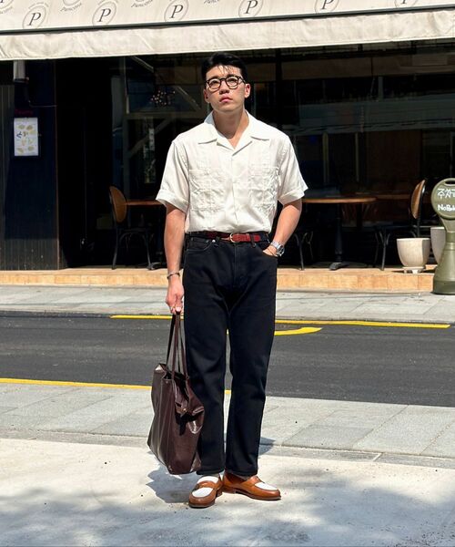 OUTSTANDING（アウトスタンディング）の「2PK CUBAN COLLAR HALF SHIRT_OFF WHITE（シャツ/ブラウス・メンズ・その他・SMALL/MEDIUM/LARGE）」の10枚目の写真
