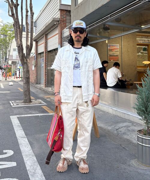 OUTSTANDING（アウトスタンディング）の「2PK CUBAN COLLAR HALF SHIRT_OFF WHITE（シャツ/ブラウス・メンズ・その他・SMALL/MEDIUM/LARGE）」の12枚目の写真