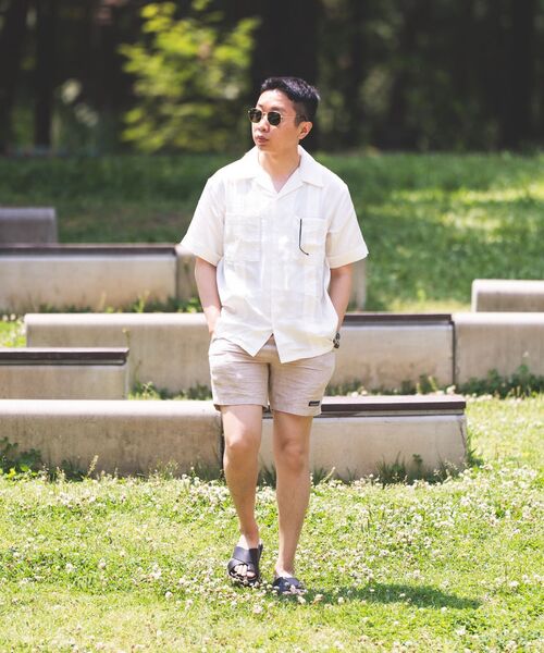 OUTSTANDING（アウトスタンディング）の「2PK CUBAN COLLAR HALF SHIRT_OFF WHITE（シャツ/ブラウス・メンズ・その他・SMALL/MEDIUM/LARGE）」の14枚目の写真