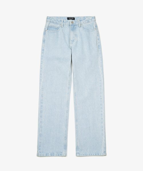 TOFFEE（トフィー）の「GL ワイドデニムパンツ (BLEACH)（デニムパンツ・メンズ・その他・SMALL/MEDIUM/LARGE/X-LARGE/X-SMALL）」の2枚目の写真