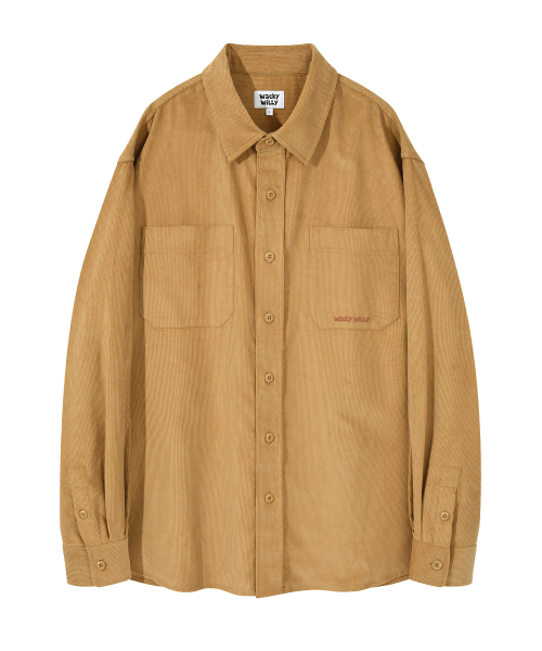 Wacky WiLLy(ワッキーウィリー)の「コーデュロイシャツ ベージュ(シャツ/ブラウス・レディース・その他・SMALL/MEDIUM/LARGE/X-LARGE)」の2枚目の写真