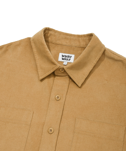 Wacky WiLLy(ワッキーウィリー)の「コーデュロイシャツ ベージュ(シャツ/ブラウス・レディース・その他・SMALL/MEDIUM/LARGE/X-LARGE)」の4枚目の写真