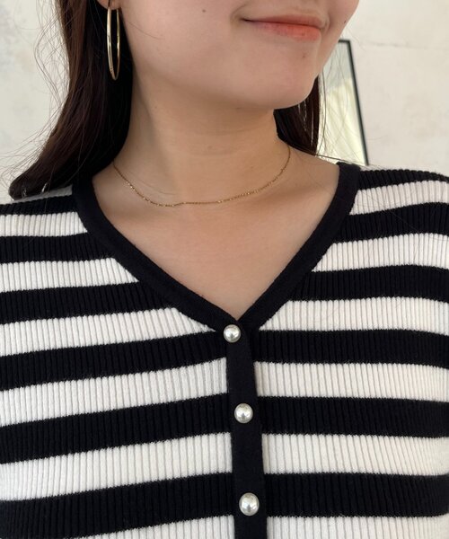 prose verse（プロズヴェール）の「【前後2way】パールボタンドッキングフレアワンピース（ワンピース・レディース・ブラック系その他/ブラック・LARGE/MEDIUM）」の22枚目の写真